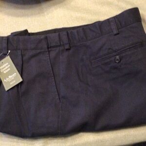 L.L. Bean Men's Navy Chinos